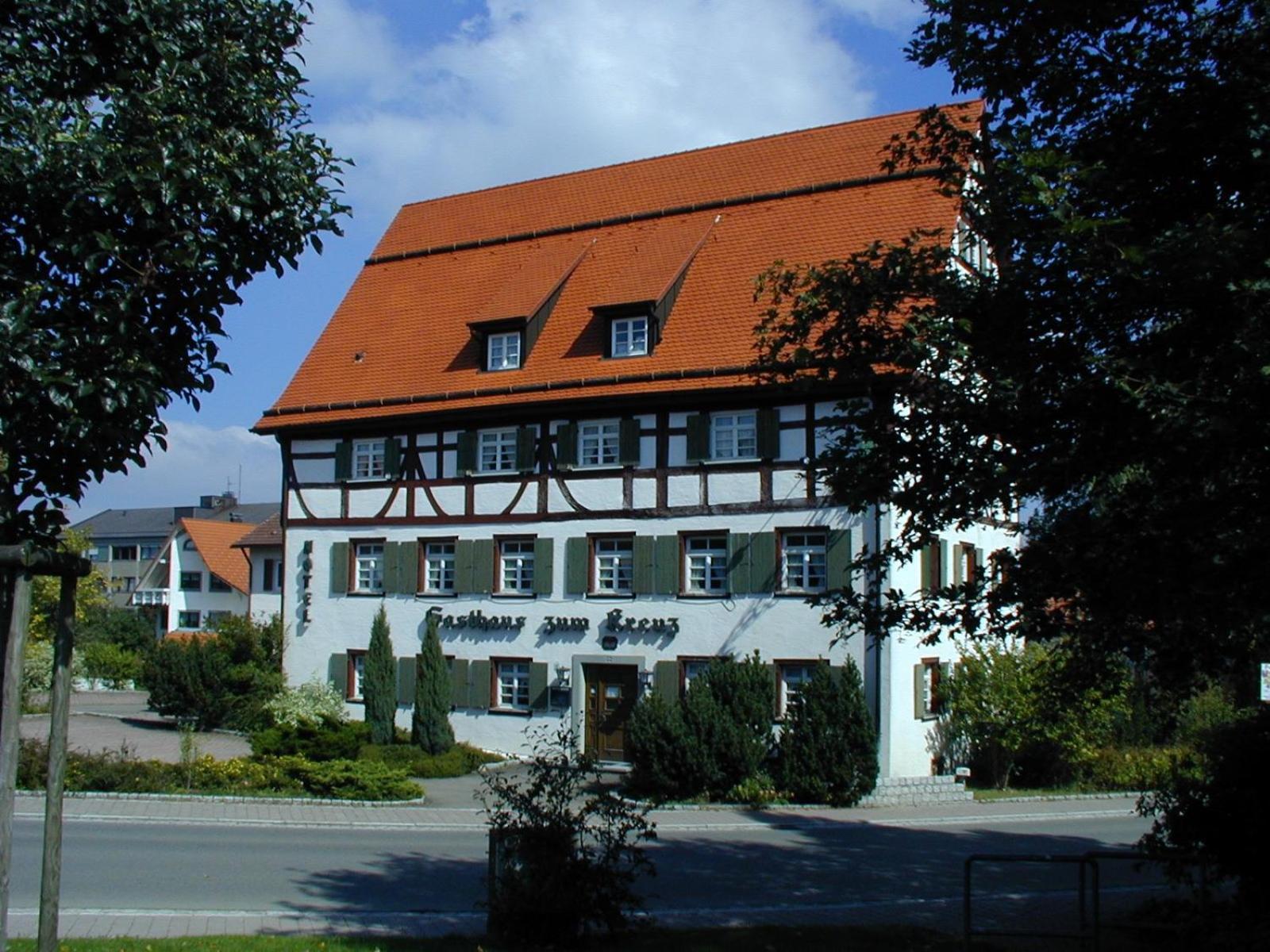 Gasthaus Hotel Zum Kreuz Stetten am Kalten Markt Extérieur photo