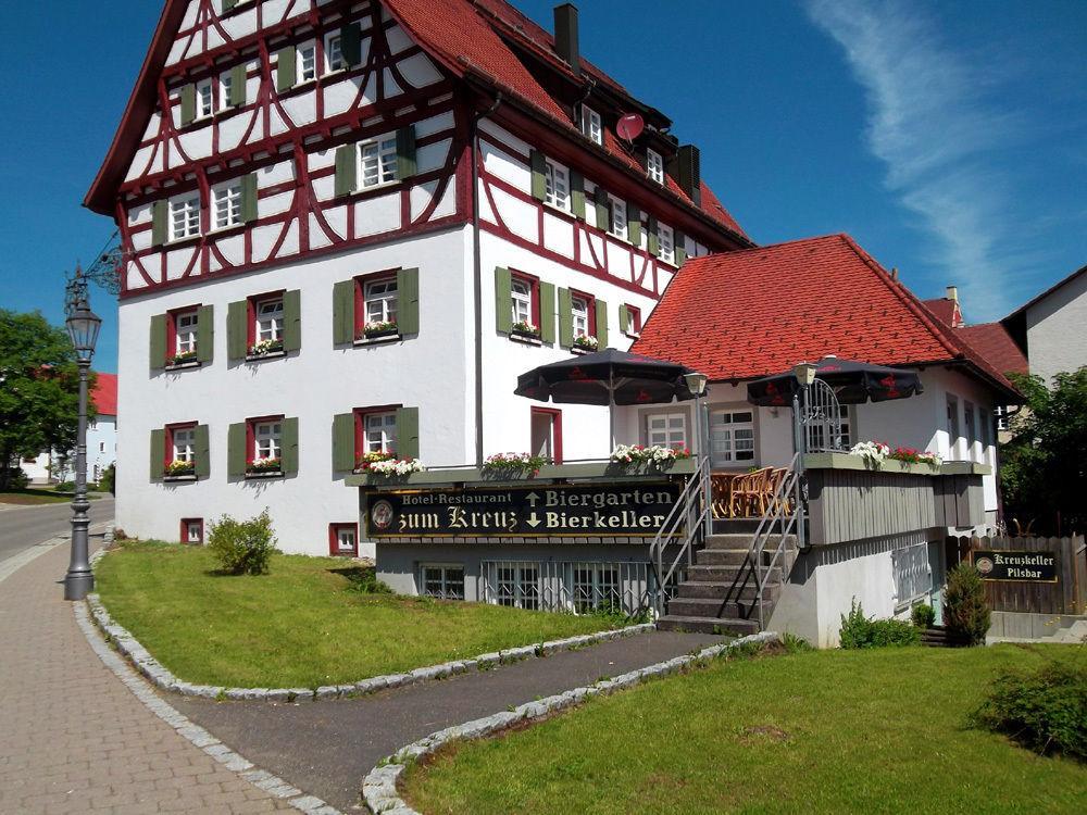 Gasthaus Hotel Zum Kreuz Stetten am Kalten Markt Extérieur photo